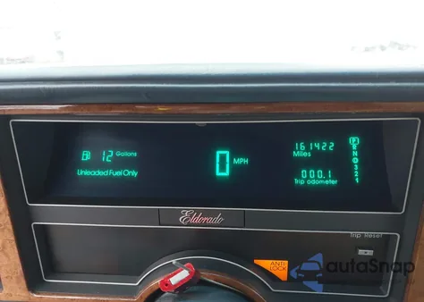 1989 Cadillac Eldorado из США, поврежденный, VIN 1G6EL1150KU614882